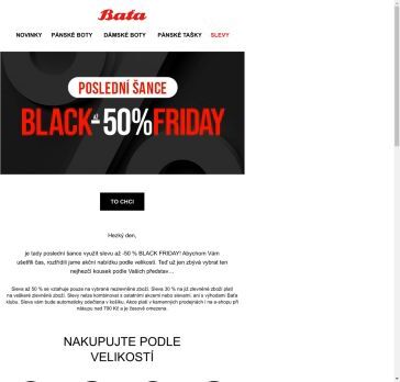 Poslední šance! 🖤 BLACK FRIDAY až -50 %! 🖤