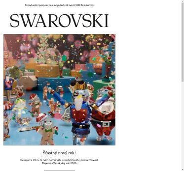 Šťastný nový rok od Swarovski