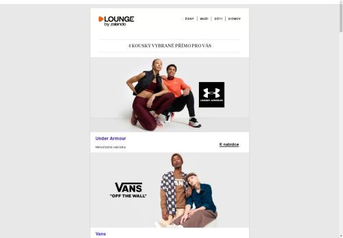 Under Armour, Vans & Kids ONLY ⎪ Vstupte a objevte více ➜