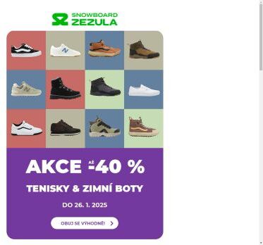 👟 Až -40 %! Začíná akce na tenisky a zimní boty