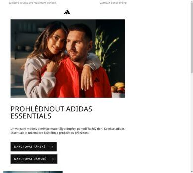 adidas Essentials – objevuj nekonečné možnosti