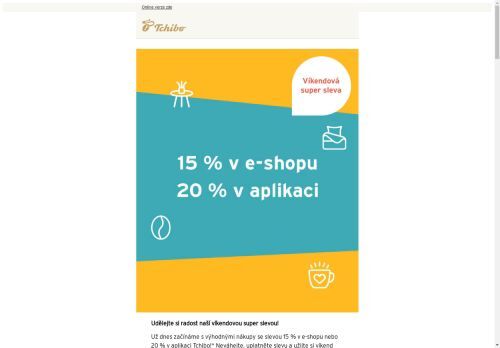 20% víkendová SUPER sleva