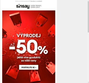 Další produkty ve ❗ VÝPRODEJI až -50% ❗