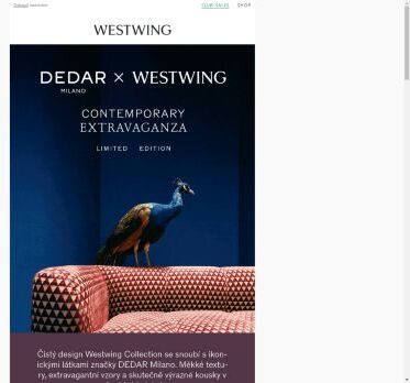 DEDAR Milano x Westwing — MODERNÍ EXTRAVAGANCE