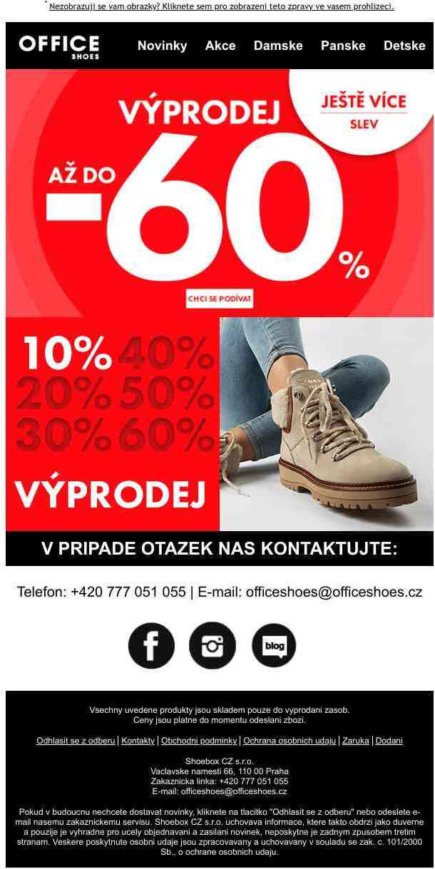 🛍️VÝPRODEJ AŽ DO -60% A JEŠTĚ VÍCE SLEV PRÁVĚ TEĎ!🤩