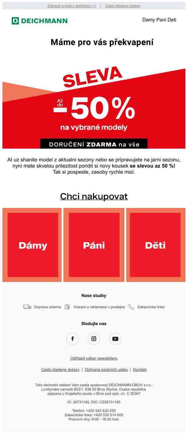 Nový model se slevou až 50 %!