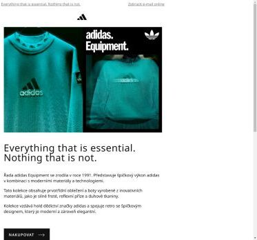 adidas. Equipment.