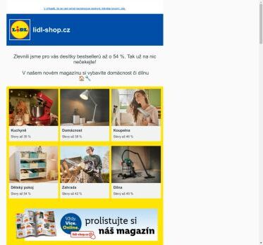 lidl-shop.cz | Únorový magazín se slevou až 54 %