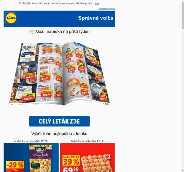 Váš Lidl leták na další týden s francouzskými specialitami!