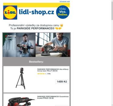 lidl-shop.cz | Výkon bez kompromisů - PARKSIDE PERFORMANCE 🧰