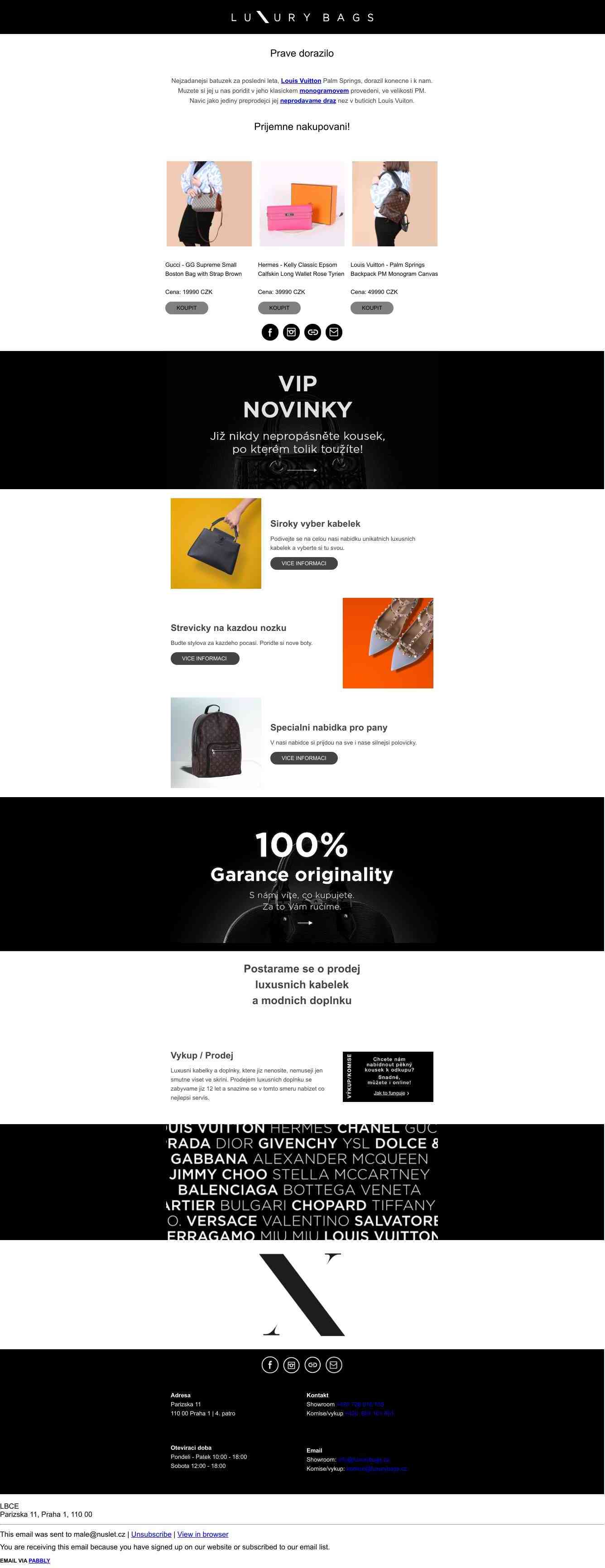 Novinky Luxury Bags