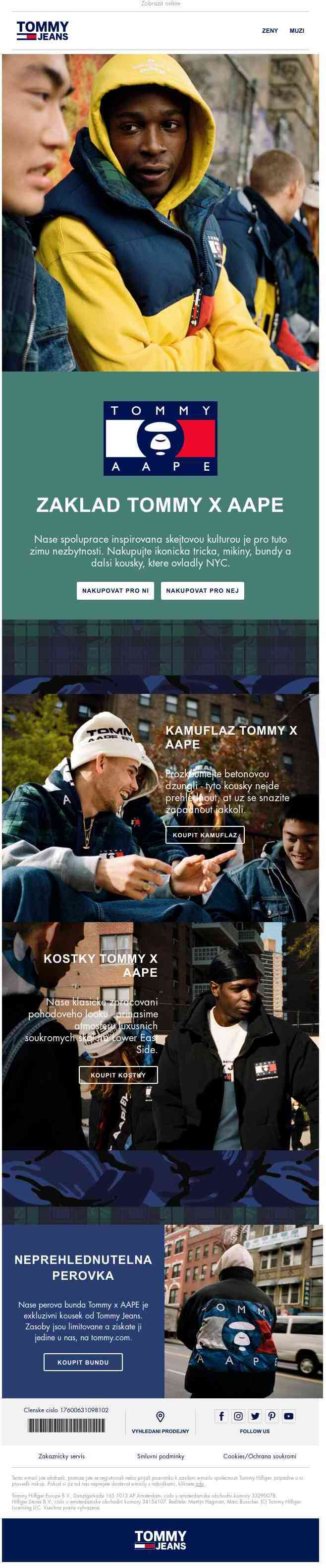 Co si pořídíte v kolekci Tommy x AAPE vy?