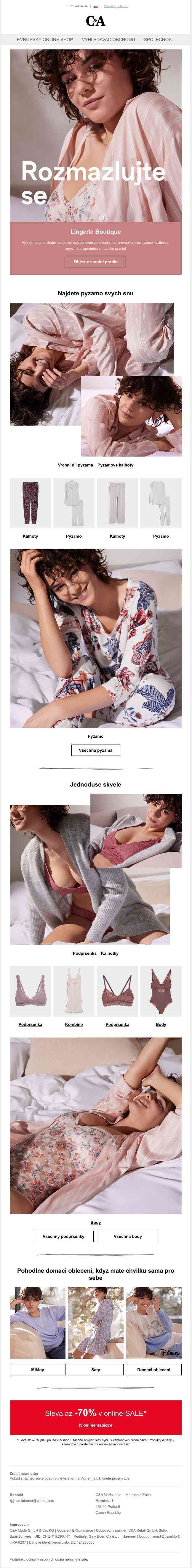 Lingerie Boutique  – smyslné spodní a noční prádlo