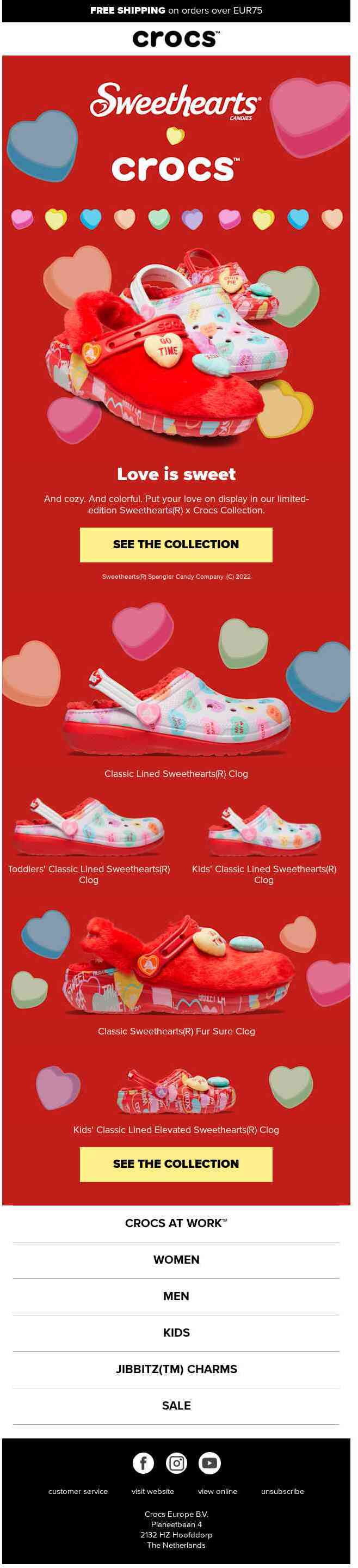 ❤️ You’re going to LOVE these Sweethearts® x Crocs