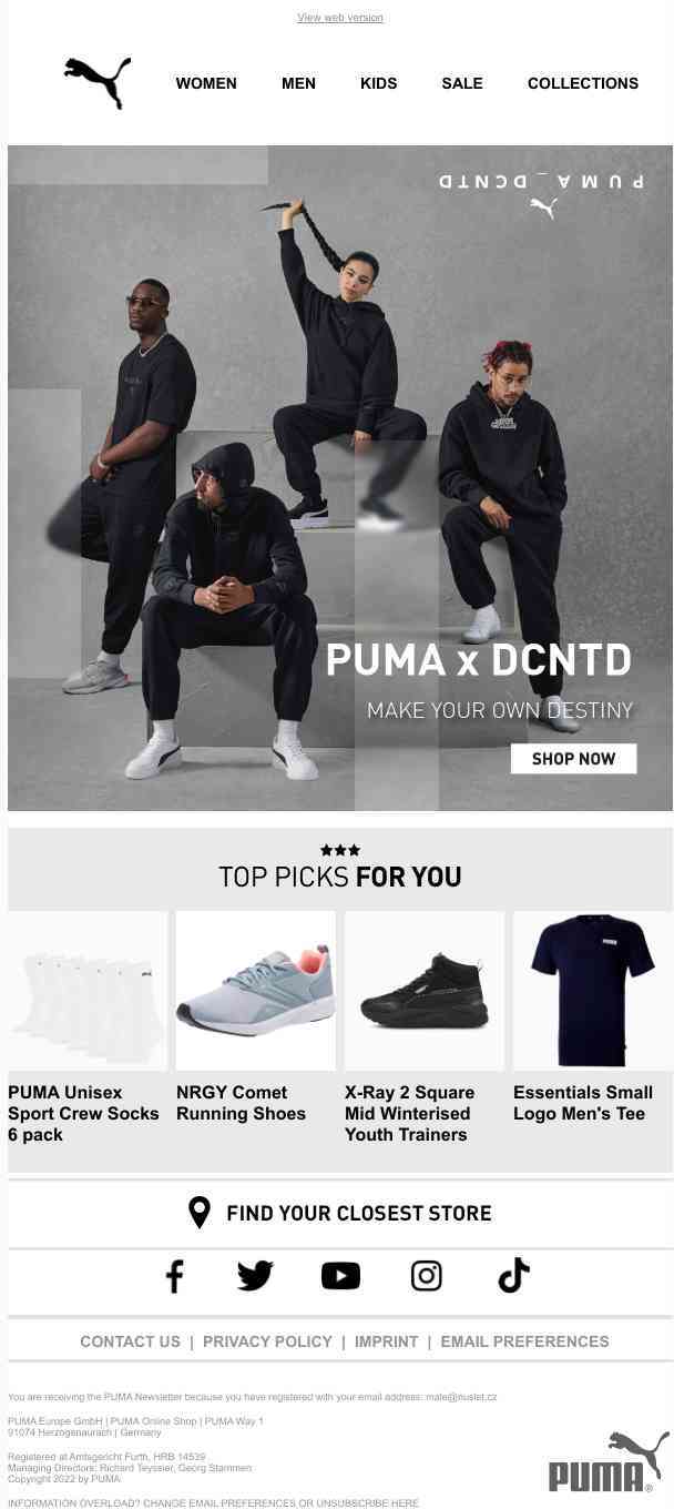 It’s here: PUMA X DCNTD