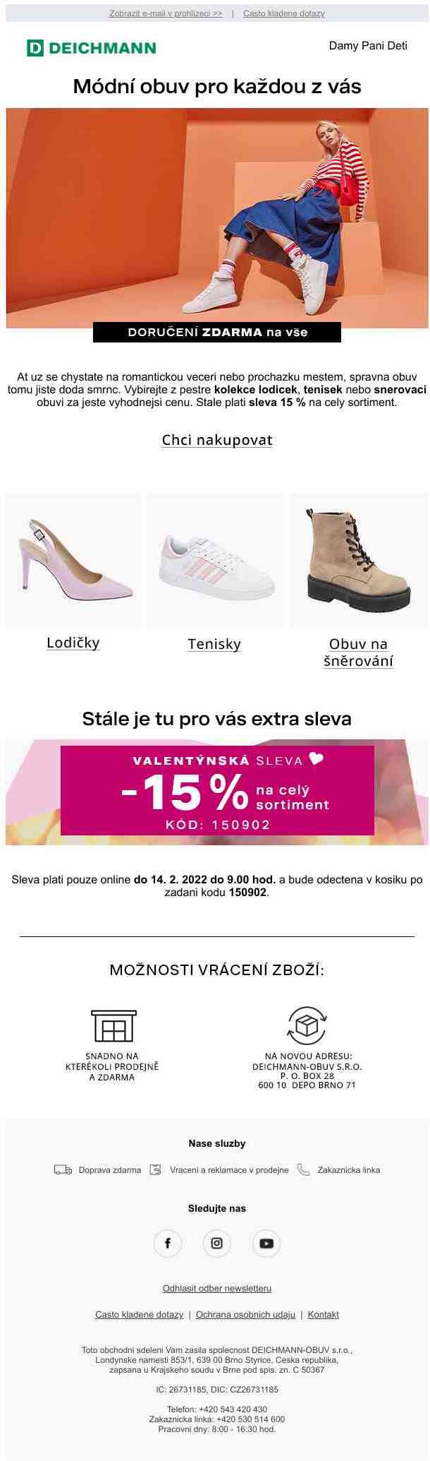 Extra sleva 15 % jen pro vás!