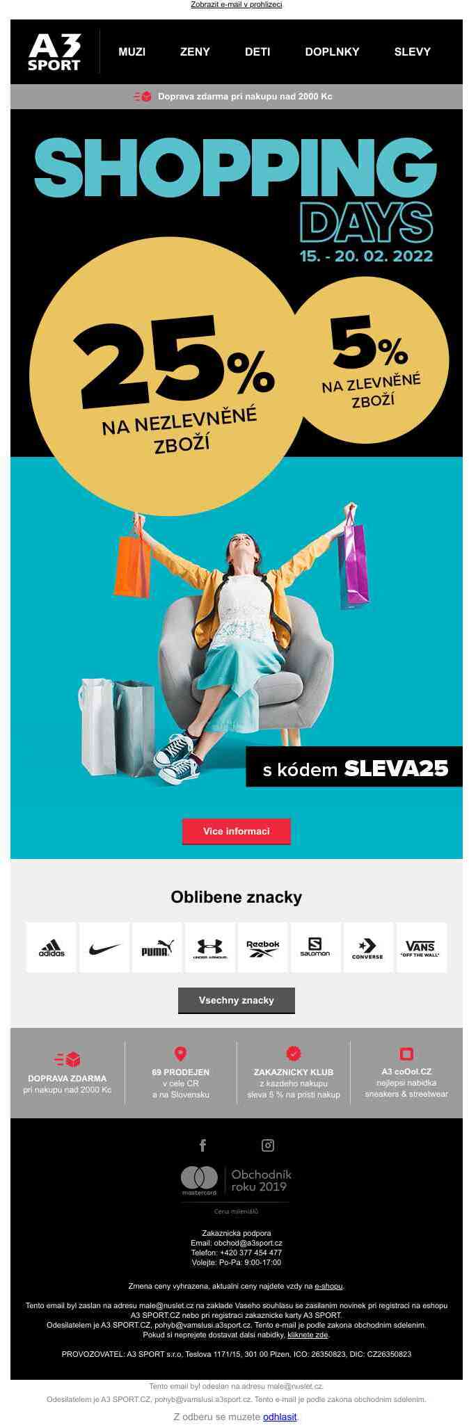 Miluješ nákupy se slevou? Jsou tady Shopping Days!