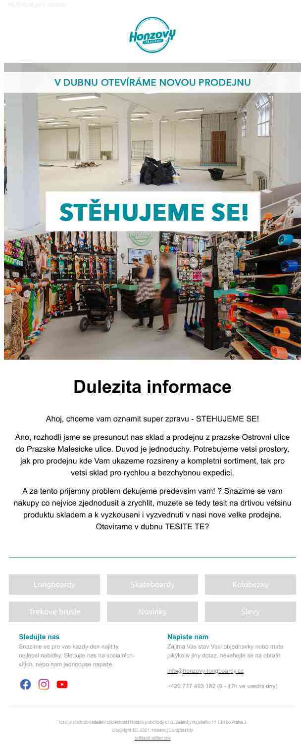 ⚠️ Důležitá informace