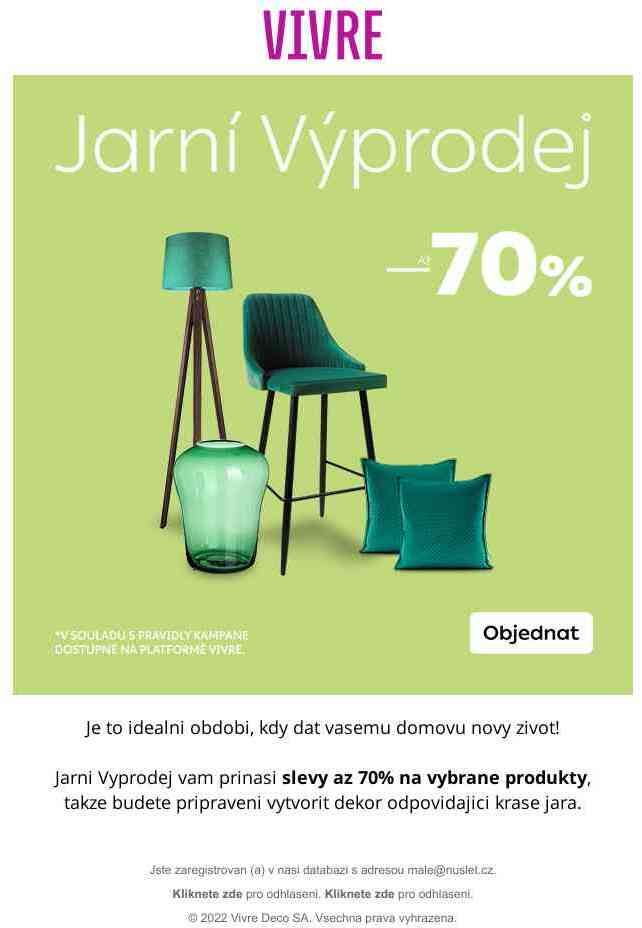 Začaly slevy až 70%! 🥳 Objevte Jarní Výprodej právě teď. ✨