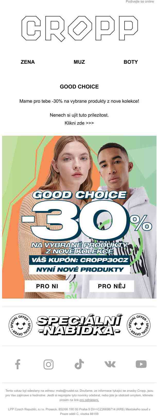 📣 -30% na vybrané produktyz nové kolekce 📣