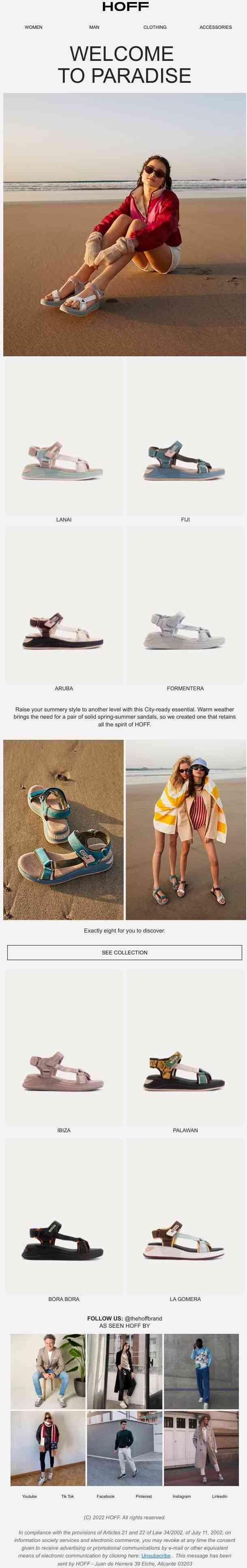 SANDALS. OUR WAY | DISCOVER ISLAND COLLECTION