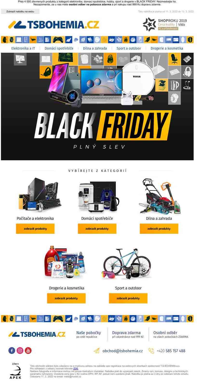 BLACK FRIDAY plný slev