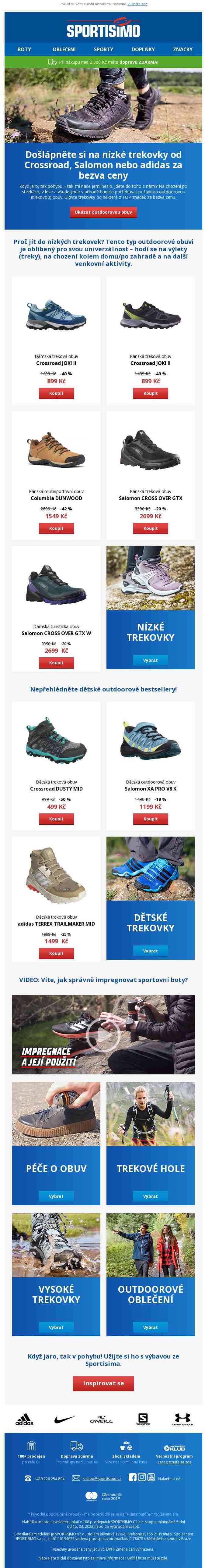 🔵 Máte? Outdoorové boty za bezva ceny