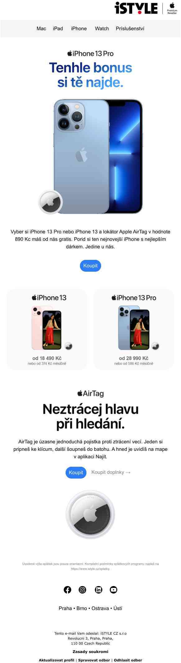 iPhone s bonusem, který si tě najde