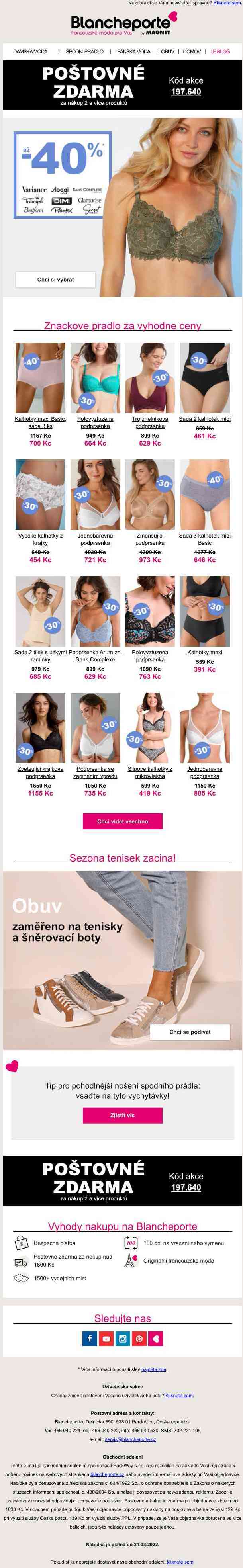 Až -40 % | Značkové spodní prádlo za 💋