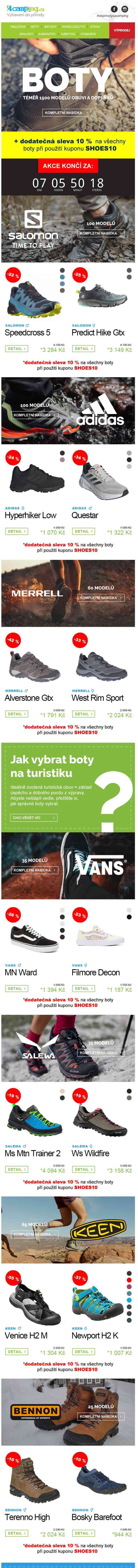 ➡ Boty, botky, botičky - extra sleva na
 všechny boty