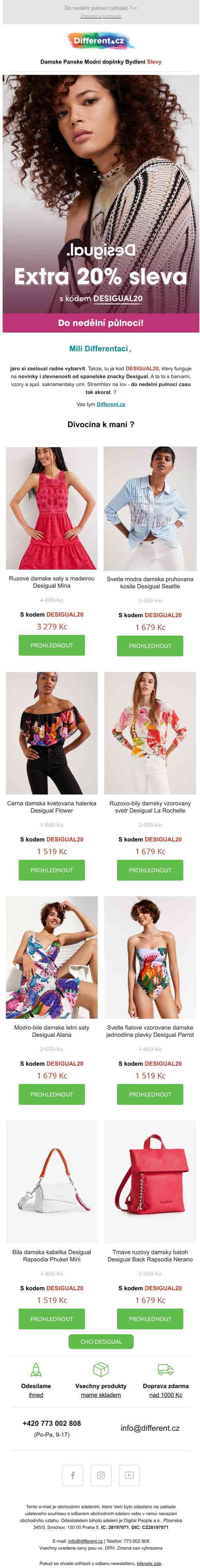 Desigual s 20% slevou aneb Víkendové divočení 🙃