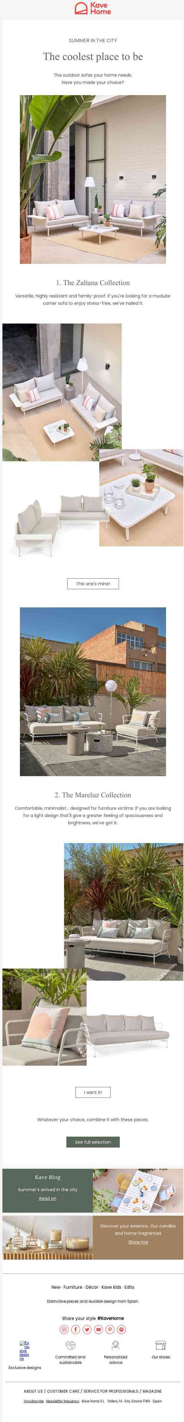 The outdoor sofas your home needs