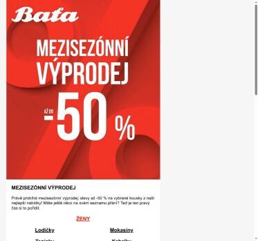 📢Sleva až -50 % na vás čeká!