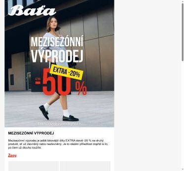 Sleva -50 % + EXTRA -20 % na druhý produkt💥